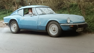 Taken just outside our driveway in 1989. An excited son sits in the drivers seat not realising he would be through school, college, several jobs and my first trip to Australia by the time he would see it back on the road again!